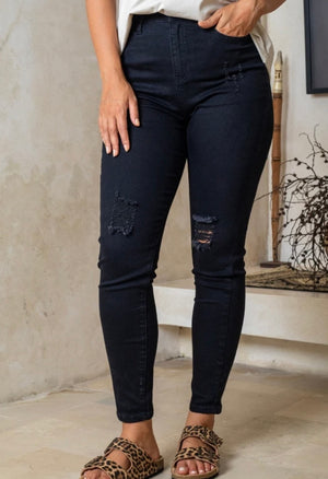 Bee Maddison Jenny Stretch Jean - Black