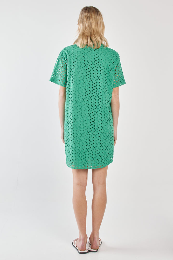Sass Steva Shirt Dress - Green