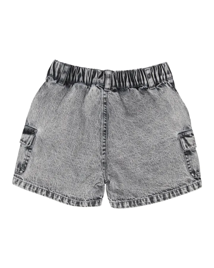 Animal Crackers Worn Short - Washed Black