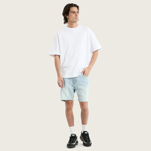 Kiss Chases KS5 Slim Denim Short - Sunbleached