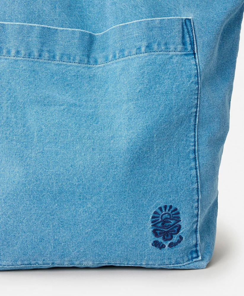 Rip Curl Distressed Denim Tote Bag