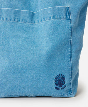 Rip Curl Distressed Denim Tote Bag