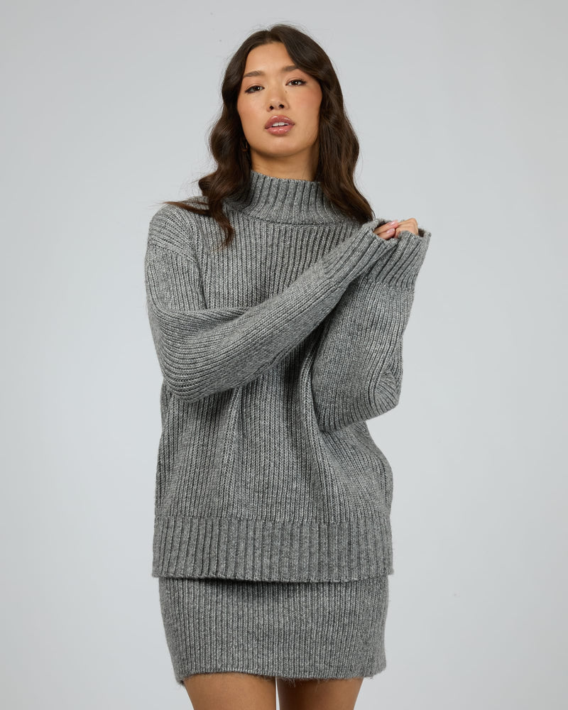 Jorge Stevie Knit - Grey Marle