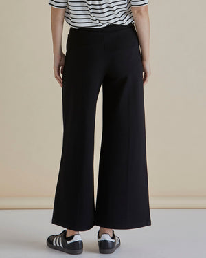 Betty Basics Elodie Wide Leg Ponte Pant - Black