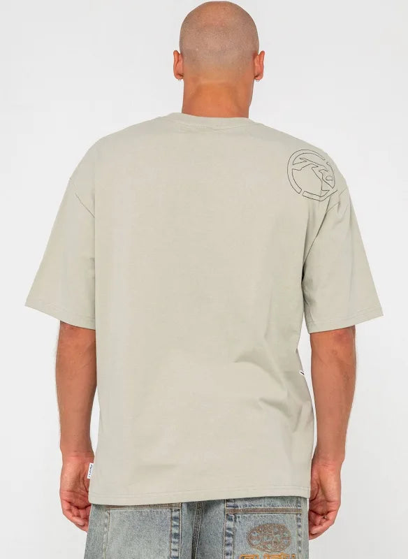 Rusty Spraya Shirt Sleeve Tee - Abbey Stone