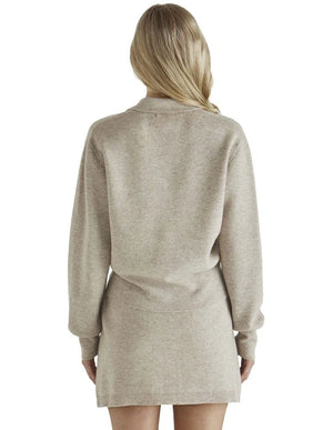 Sass Baldwin Knit Jacket - Oatmeal