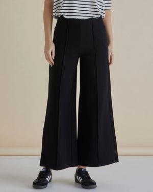 Betty Basics Elodie Wide Leg Ponte Pant - Black