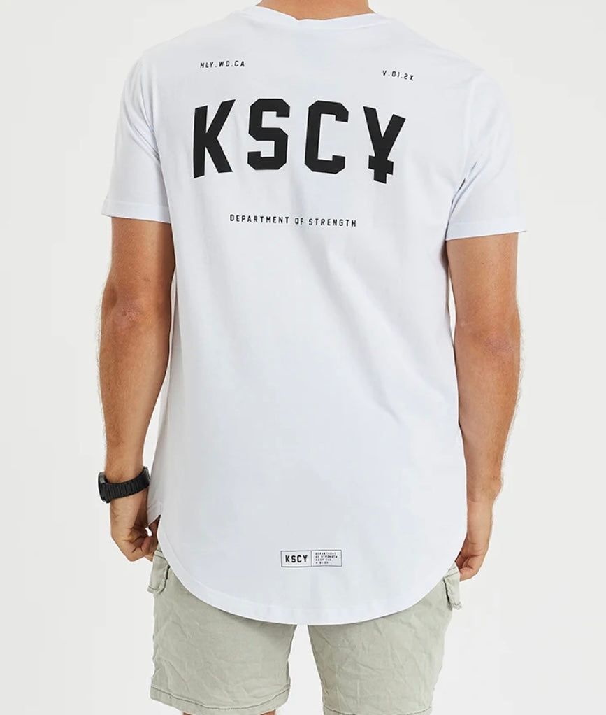 Kiss Chacey Empire Dual Curved Tee- Optical White