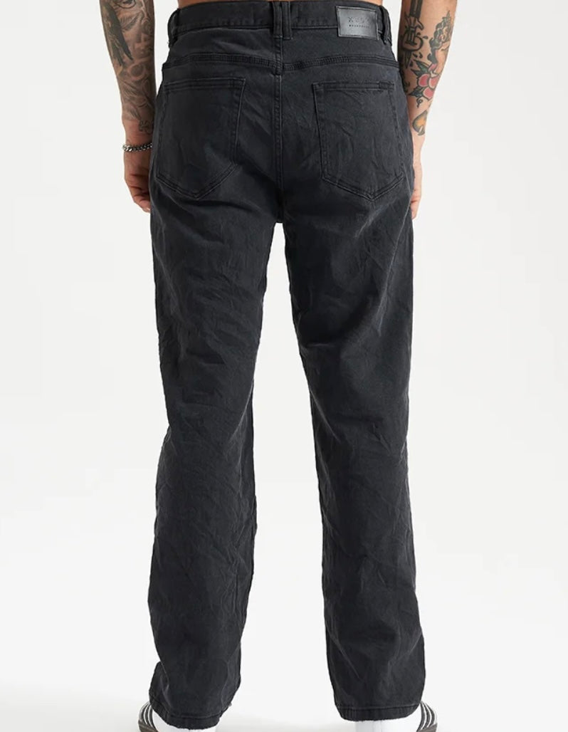 Kiss Chacey K5 Relaxed Fit Jean- Black Grey
