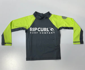 Rip Curl Shock UPF L/S - Boy - Lime