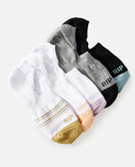 Rip Curl Invisible Sock 5pk- Ladies- Multico