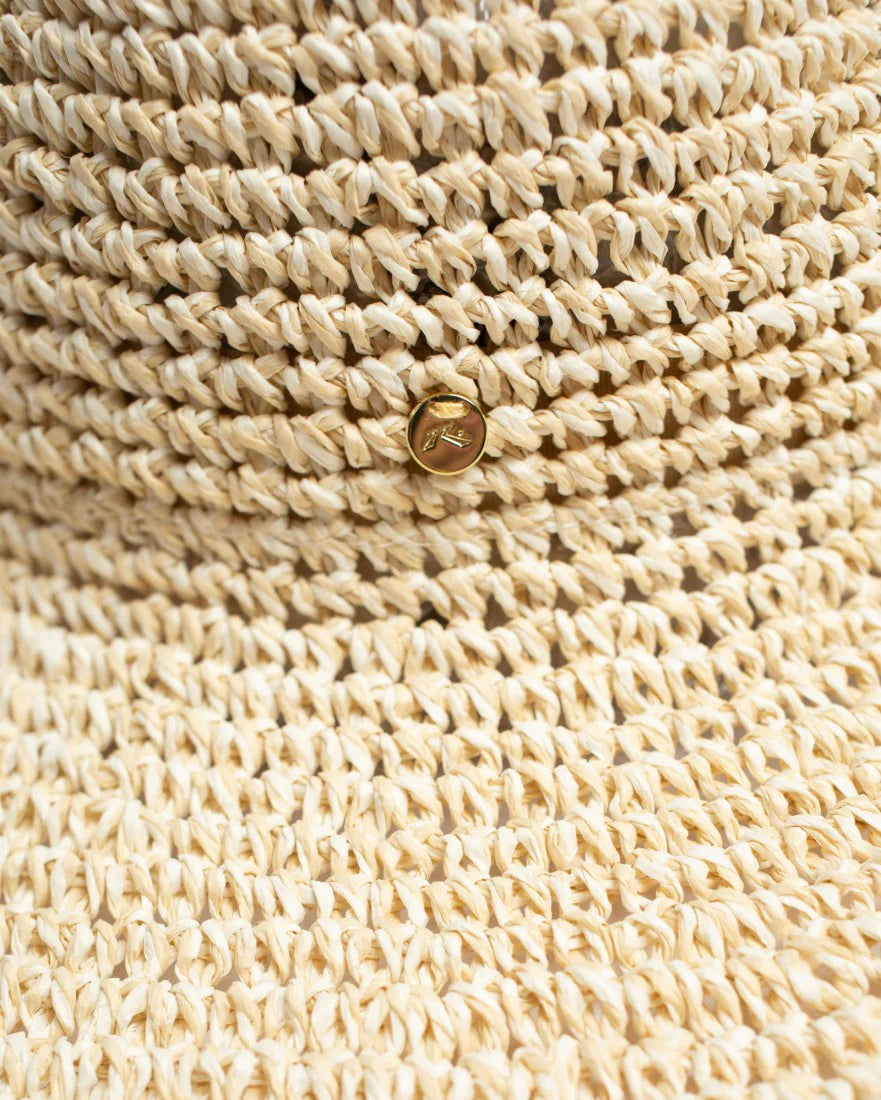Rusty Romance Straw Hat- Caramel/Bone 1