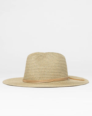 Rusty Gisele Straw Hat - Copper/Green Tea