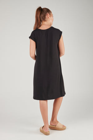 JRNY Twist Detail Dress - Black