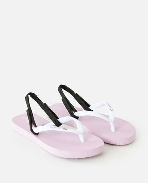 Rip Curl Script Wave Bloom Open Toe - Girl - Light Purple
