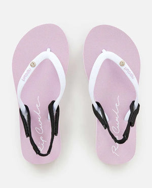 Rip Curl Script Wave Bloom Open Toe - Girl - Light Purple