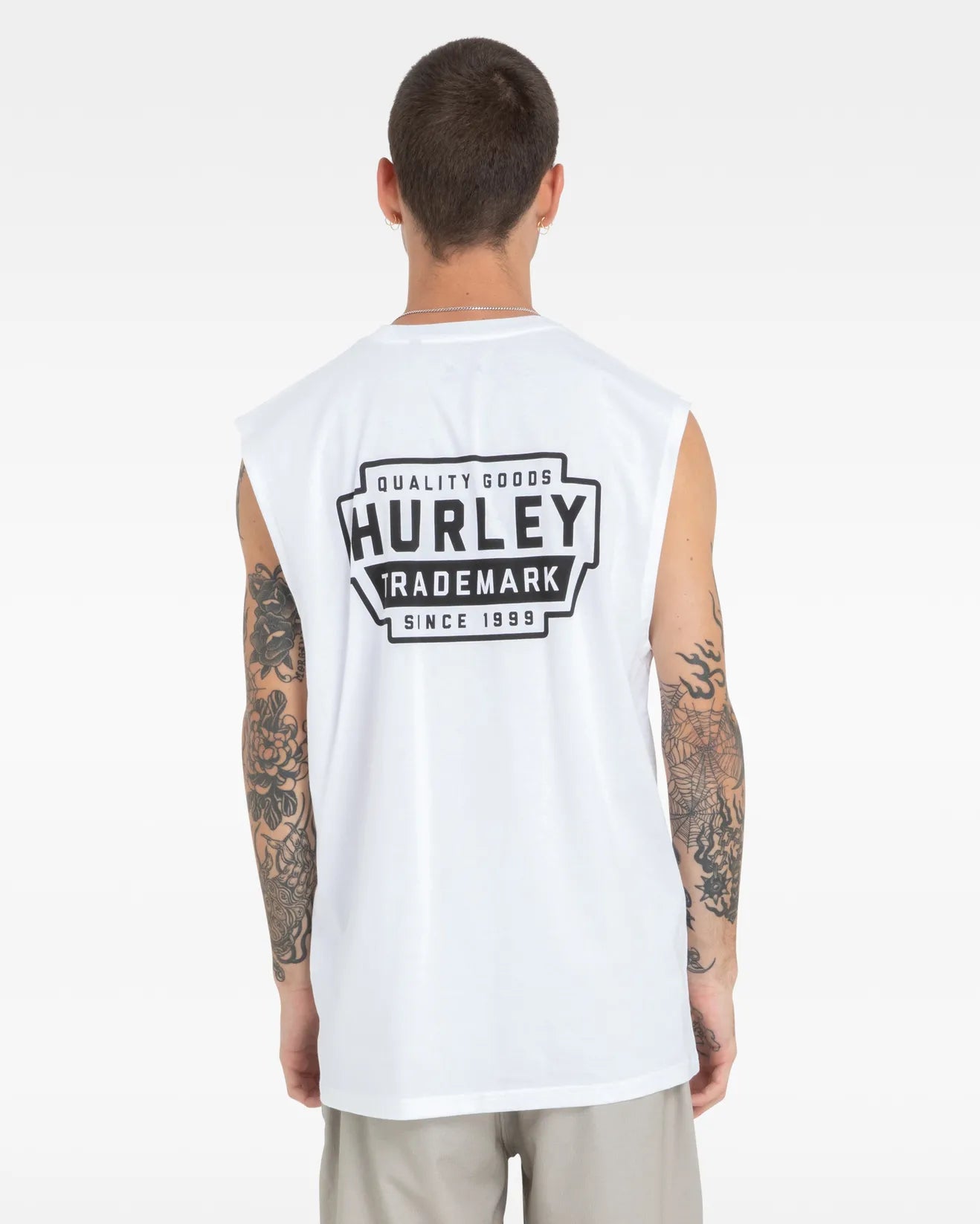 Hurley Station Muscle - White