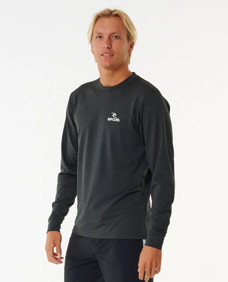 Rip Curl Stack UPF L/S - Black Marle