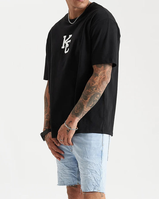 Kiss Chacey Fresno Heavy Box Fit Tee - Black