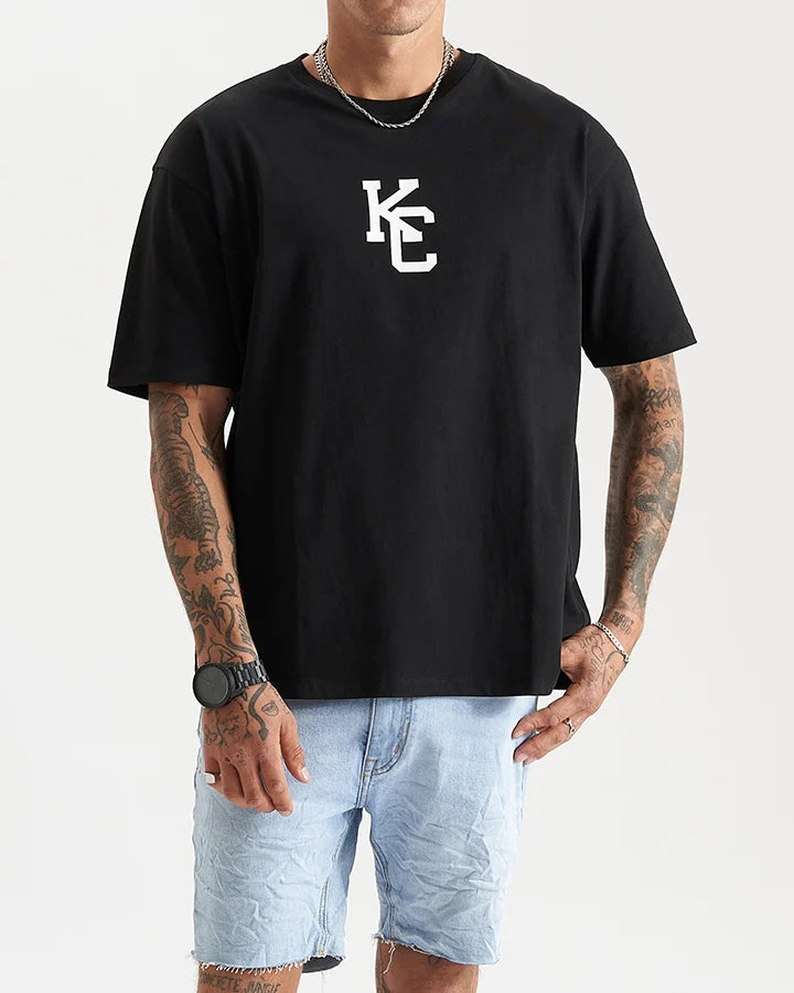 Kiss Chacey Fresno Heavy Box Fit Tee - Black