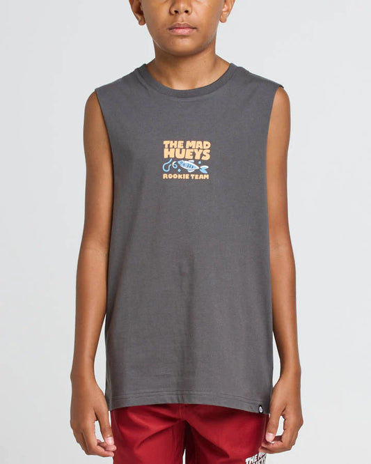 The Mad Huey’s Rookie Team Youth Muscle - Charcoal