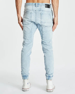 Kiss Chacey Carter Denim Jogger - Powder Blue