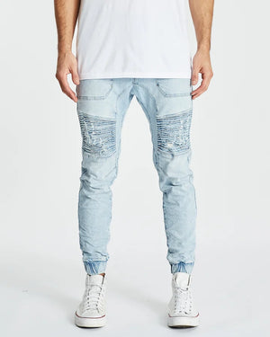 Kiss Chacey Carter Denim Jogger - Powder Blue