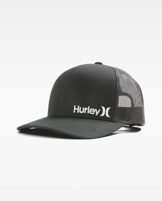 Hurley Corp Trucker Hat - Black