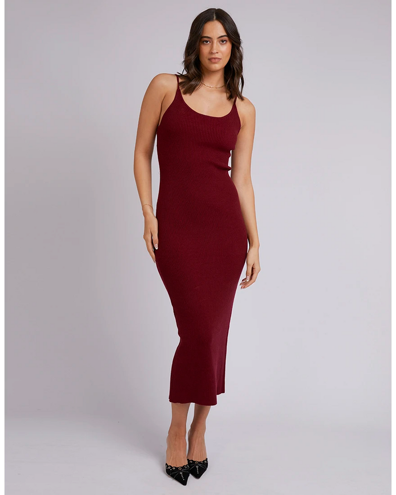 Jorge Maeve Knit Dress - Burgundy