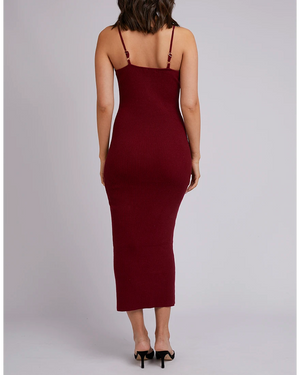 Jorge Maeve Knit Dress - Burgundy