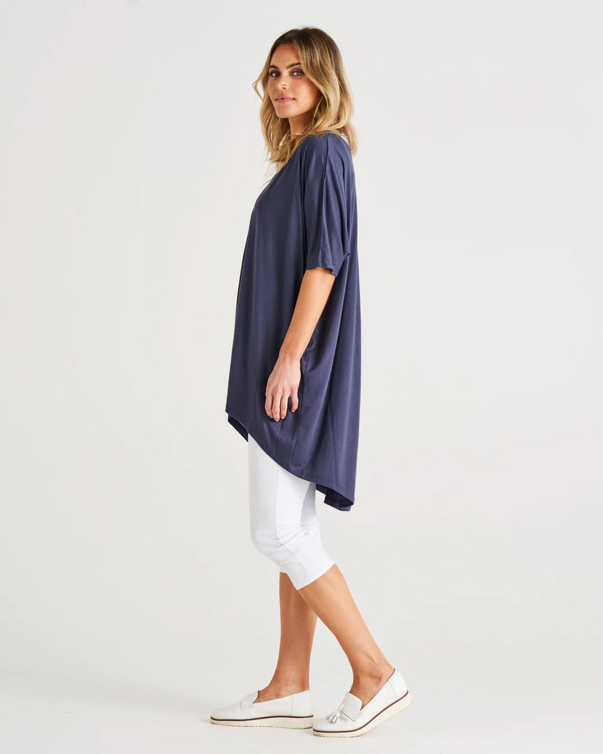 Betty Basics Magnolia Cardigan - Dusty Blue