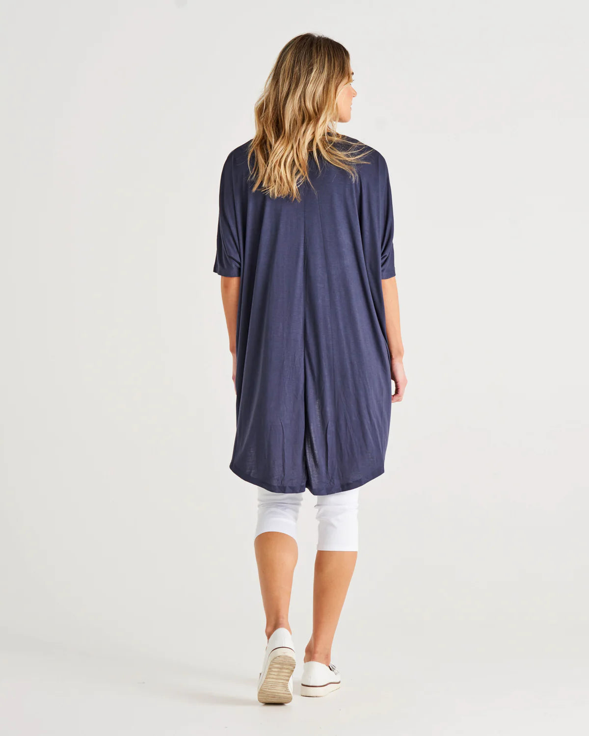 Betty Basics Magnolia Cardigan - Dusty Blue