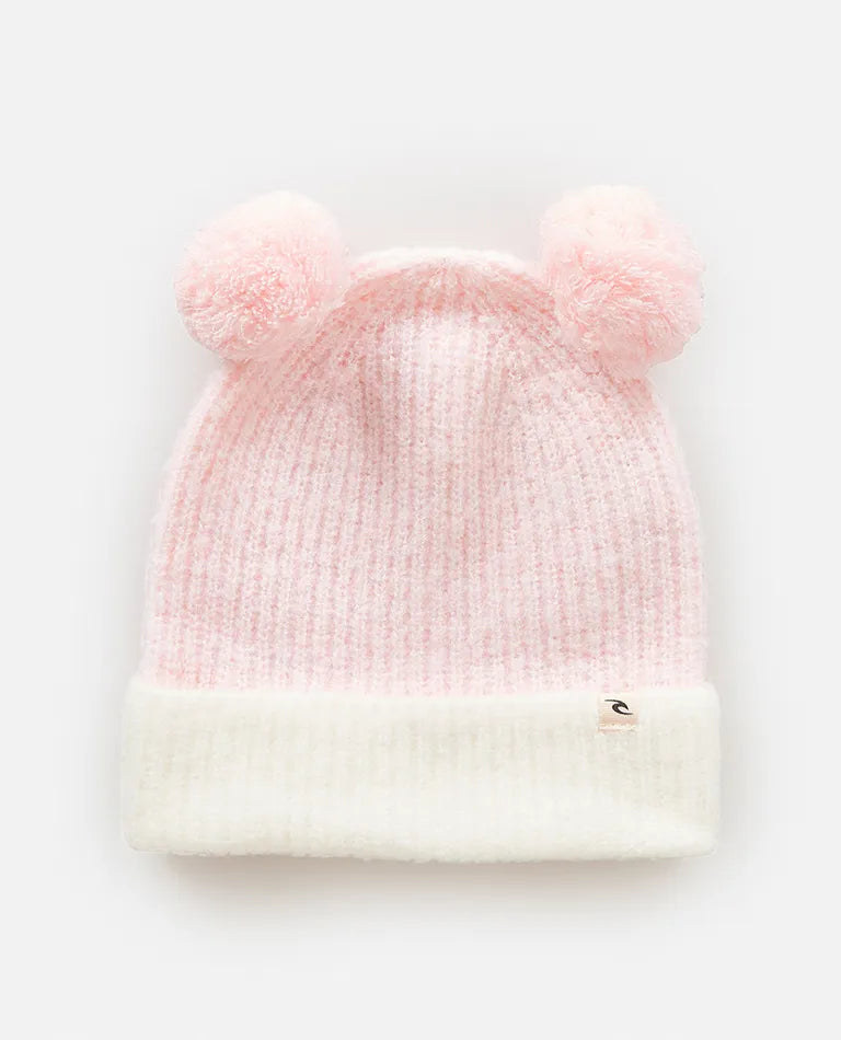 Rip Curl 2 Tone Reg Pom Pom Beanie - Girl - Pink