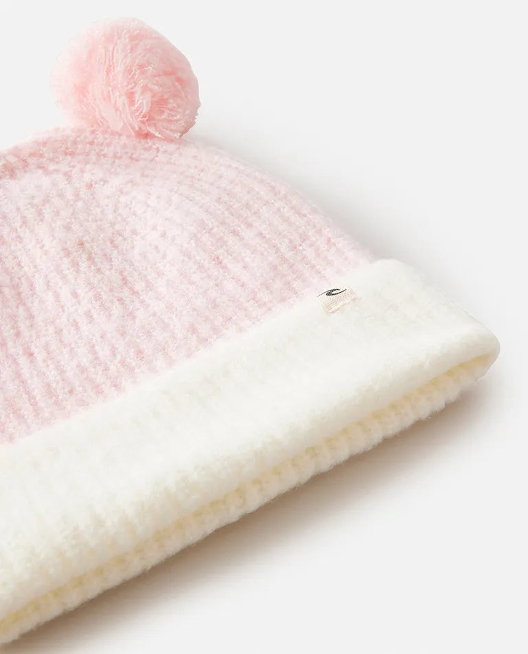 Rip Curl 2 Tone Reg Pom Pom Beanie - Girl - Pink