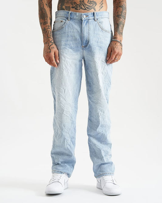 Kiss Chacey K5 Relaxed Fit Jean - Sunbleached Blue