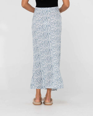 Rusty Balnear Midi Skirt- White