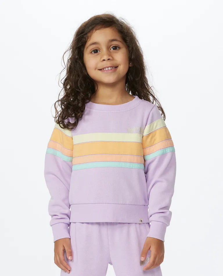 Rip Curl Surf Revival Crew Girl Orchid Mist Husk Him Her