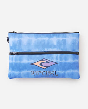 Rip Curl X Large Pencil Case - Blue/Orange