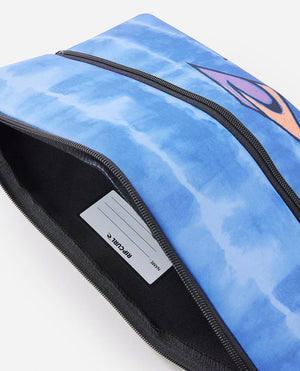 Rip Curl X Large Pencil Case - Blue/Orange
