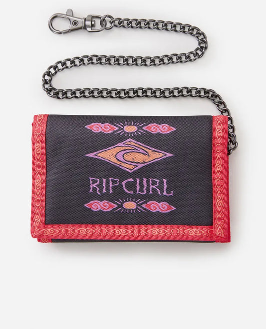 Rip Curl Diamond Chain Wallet- Red/Black