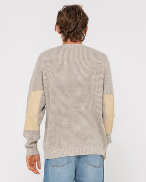 Rusty Disposal Crew Neck Knit - Ecru