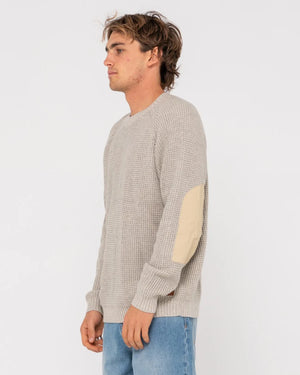 Rusty Disposal Crew Neck Knit - Ecru