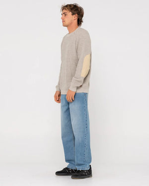 Rusty Disposal Crew Neck Knit - Ecru