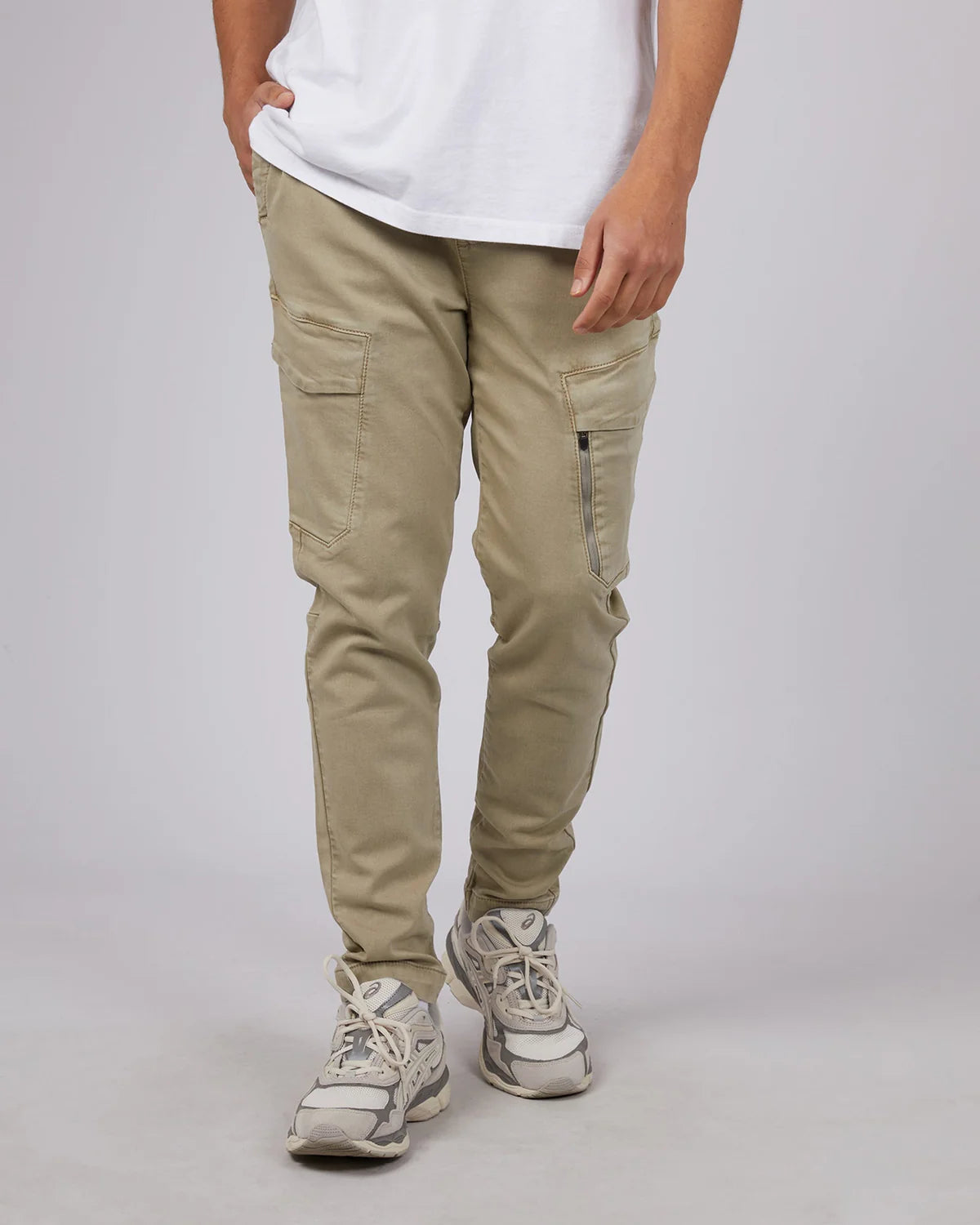 St Goliath Inset Cargo Pants - Tan