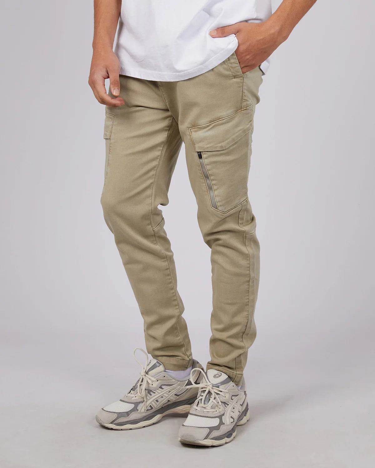 St Goliath Inset Cargo Pants - Tan