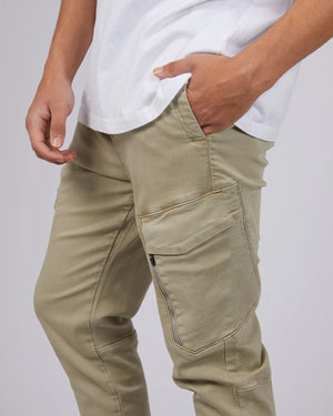 St Goliath Inset Cargo Pants - Tan