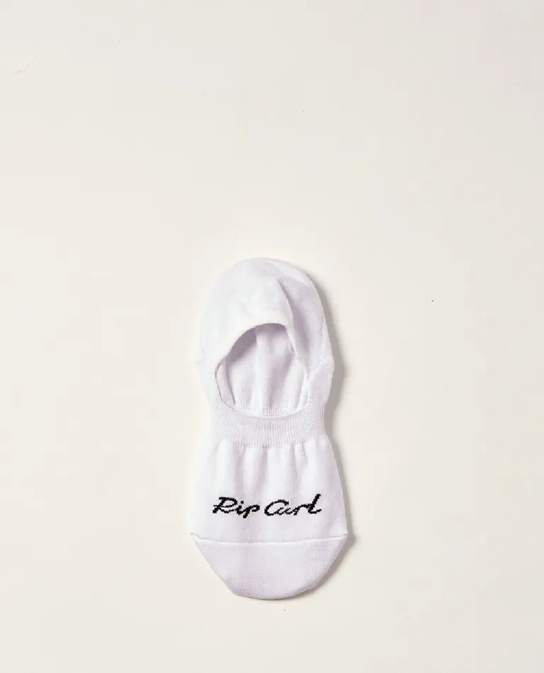 Rip Curl Invisible Sock Pair- Womens- White