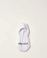 Rip Curl Invisible Sock Pair- Womens- White