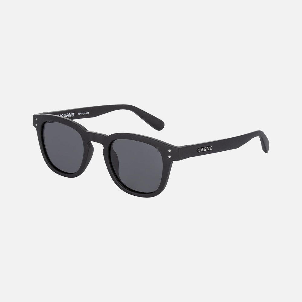 Carve Havana Matt Black/Grey Lens Polarized - 3470