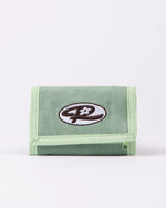 Rusty Wildflower Cord Tri Fold Wallet- Faded Pistachio